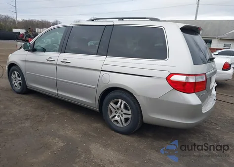 2007 Honda Odyssey Ex-L from USA, damaged, VIN 5FNRL38727B411459